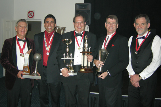 Group Pic with throphy